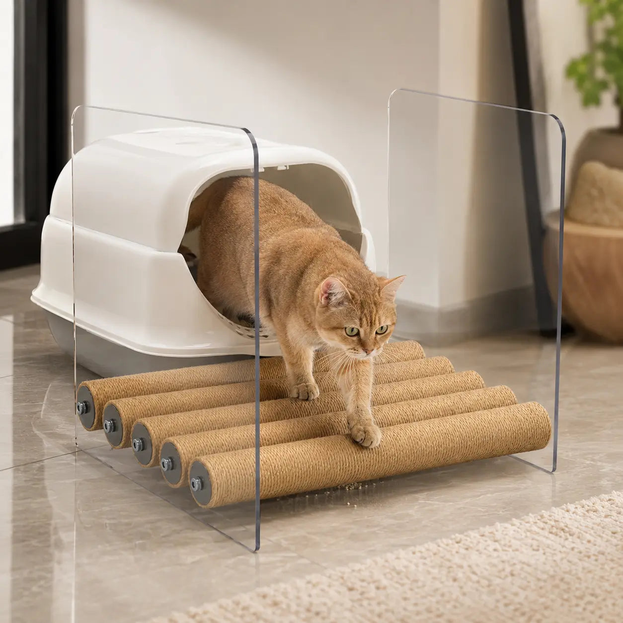 PawSisal Cat Litter Ramp